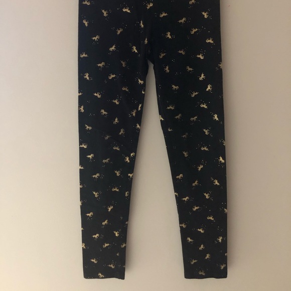 Unicorn patterned black leggings from Old Navy :) - Picture 2 of 4